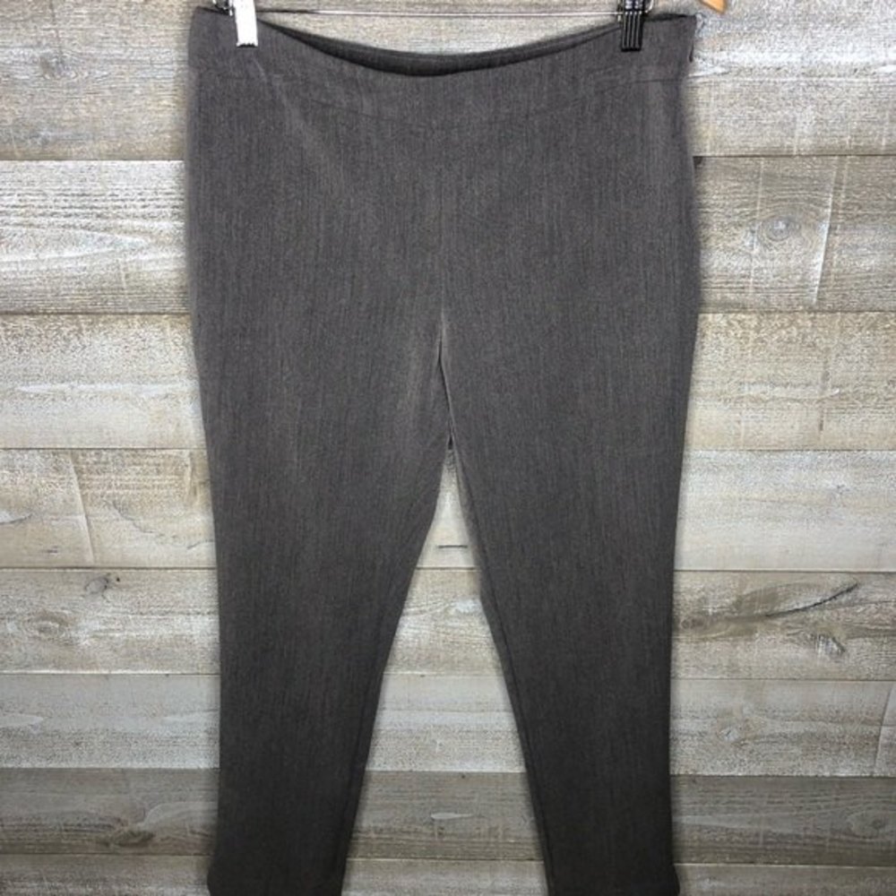 Ellen Tracy size 8 grey career office trouser dress pants